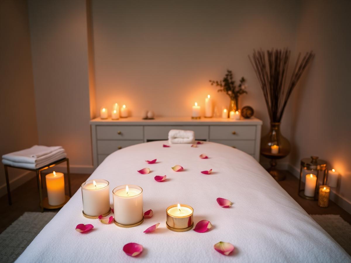In-home massage studio